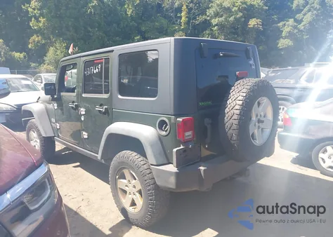 2008 Jeep Wrangler Unlimited X из США, поврежденный, VIN 1J8GA39108L509145